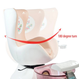 ANS Kids Pedicure Spa, Contempo Peach Best Owl Friends, 180 Degree Turn 