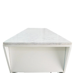 ANS Manicure Quick Dry Table, Marble, Regis, Marble Top 