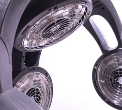 DECO Multi-Zone Hair Accelerator, Wall-Mounted close up of elements DECO Multi-Zone Hair Accelerator, Wall-Mounted close up of elements