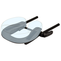 Earthlite Headrest Platform, DELUXE with simulated cushion