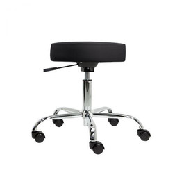 Earthlite Pneumatic Rolling Stool, black Earthlite Pneumatic Rolling Stool, black
