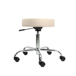 Earthlite Pneumatic Rolling Stool, beige Earthlite Pneumatic Rolling Stool, beige