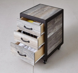Belava Pedicure Supply Cart, ELORA with 3 drawers open Belava Pedicure Supply Cart, ELORA with 3 drawers open