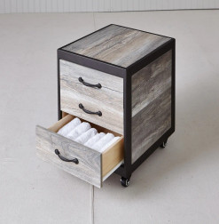 Belava Pedicure Supply Cart, ELORA with bottom drawer open Belava Pedicure Supply Cart, ELORA with bottom drawer open