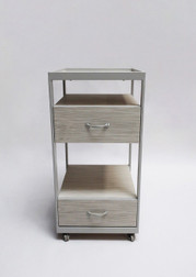 Belava Esthetician Cart, ELORA front view