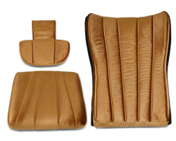 Gulfstream 9621 Conversion Kit with Cover, Dark Orange velvet 3 piece view