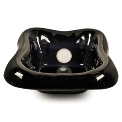 Gulfstream La Fleur Glass Bowl side view