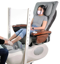 ANS Virus Protection Screen, Pedispa, Acrylic ANS Virus Protection Screen, Pedispa, Acrylic