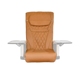 T-Spa Pedicure Chair Pad Set, T-TIMELESS, mocha T-Spa Pedicure Chair Pad Set, T-TIMELESS, mocha
