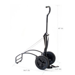 Earthlite Traveler Table Cart - open dimensions Earthlite Traveler Table Cart - open dimensions