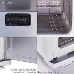 Earthlite UV Hot Towel Cabinet, LARGE features Earthlite UV Hot Towel Cabinet, LARGE features