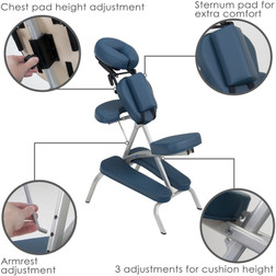 Earthlite Portable Massage Chair Package, VORTEX, features