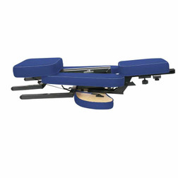 Stronglite Portable Massage Chair, MICROLITE, Cobalt Blue, Flat View 