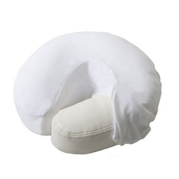 Earthlite Massage Table Face Pillow Cover, Microfiber (1 pack), White 