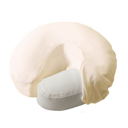 Earthlite Massage Table Face Pillow Cover, Microfiber (1 pack), Cream 