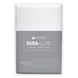 Earthlite DURA-LUXE Microfiber Sheet, Set, White