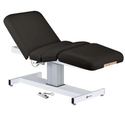 Earthlite EVEREST Pedestal Salon Top Treatment Table, Black