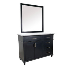 CHARLESTON 48" Vanity Salon Station, Black Side CHARLESTON 48" Vanity Salon Station, Black Side