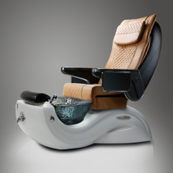 J&A Pedicure Spa Chair, CLEO G5, gray base with 