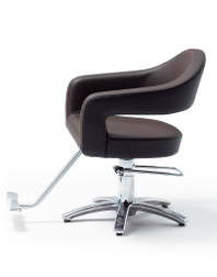 Takara Belmont Styling Chair, KNOLL, Side View  Takara Belmont Styling Chair, KNOLL, Side View