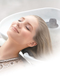 Takara Belmont RS LUXIS Shampoo Station, In Use 