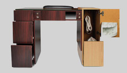 ANS Salon Furniture Manicure Nail Table, ION, Single tech view ANS Salon Furniture Manicure Nail Table, ION, Single tech view