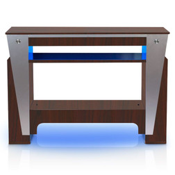 ANS Nail Salon Furniture Manicure Quick Dry Table, Voltron, Mahogany 