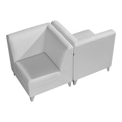 DIR Salon Furniture Reception Waiting Bench, MAGIC CUBO II, back to back DIR Salon Furniture Reception Waiting Bench, MAGIC CUBO II, back to back