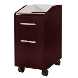 ANS Nail Salon Furniture Petite Cart, Mahogany