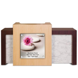 ANS Nail Salon Furniture Reception Counter, MARBLE ANS Nail Salon Furniture Reception Counter, MARBLE