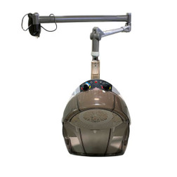 Deco Ionic Hair Dryer, ECCO, Wall-Mounted with visor raised Deco Ionic Hair Dryer, ECCO, Wall-Mounted with visor raised