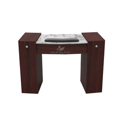 ANS Manicure Nail Table, CLASSIC ECLIPSE, mahogany