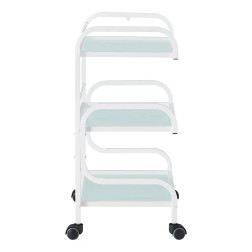 Damien Medical Spa Trolley Cart, Side View