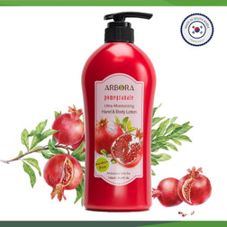 Korean ARBORA Ultra-Moisturizing Lotion, Pomegranate 
