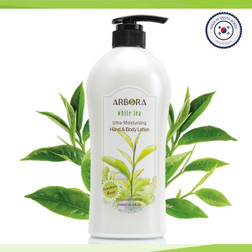 Korean ARBORA Ultra-Moisturizing Lotion, White Tea