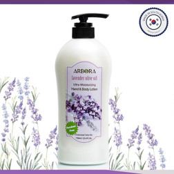 Korean ARBORA Ultra-Moisturizing Lotion, Lavender Olive Oil