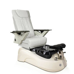 Mayakoba SIENA Pedicure Spa Chair, FX white base with white chair