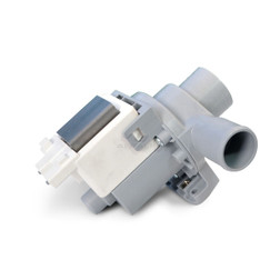 ANS Pedicure Spa Drain Pump + Housing side view