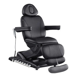 DIR Heated Electric Podiatry Chair, APOLLO, Black, Adjustable Footrest