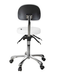 ComfortLift Backed Esthetician Stool, 1025B Aria-SF ComfortLift Backed Esthetician Stool, 1025B Aria-SF