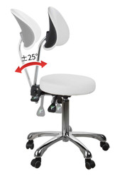 ComfortLift Backed Esthetician Stool, 1025B Aria-SF ComfortLift Backed Esthetician Stool, 1025B Aria-SF