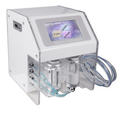 Silver Fox F-360 Microcrystal & Diamond Dermabrasion system, a cutting-edge skincare solution  that merges the benefits of microcrystal and diamond dermabrasion technologies, delivering an exceptional exfoliation experience for smoother, more radiant skin.