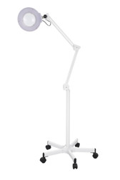 Silverfox 3 Diopter Magnifying LED Lamp on rolling stand