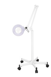 Silverfox 3 Diopter Magnifying LED Lamp on rolling stand adjustable