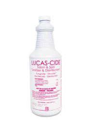 Lucas-Cide Concentrate Disinfectant, Quart, Pink