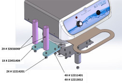 Silhouet-Tone Vaporizer Blu Stream Lamp/Bowl Attachment