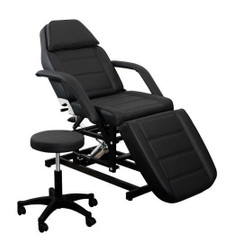 Deco Salon Furniture Facial Chair, PREMIUM HYDRAULIC Lift Base with stool