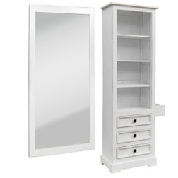 VOLTAIRE Salon Station white with Mirror