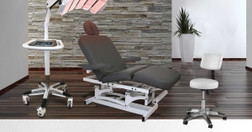 Silhouet-Tone Medical Exam Table, LAGUNA MIST, 32'', Pictured in Treatment Room