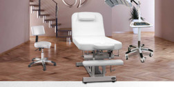 Silhouet-Tone Medical Exam Table, LAGUNA SAND, 30", Pictured in Treatment Room
